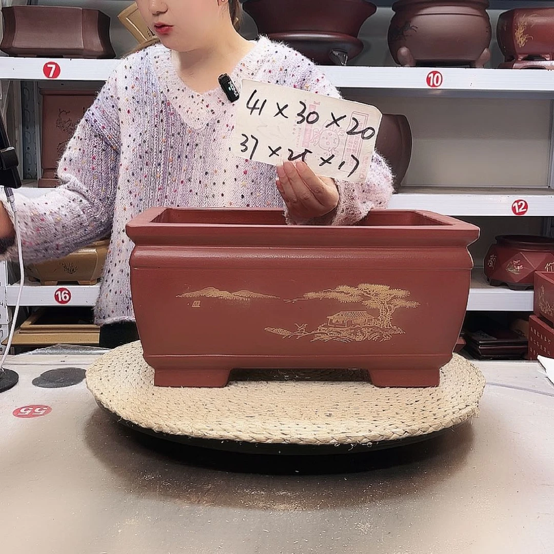 紫砂花盆紫砂花盆