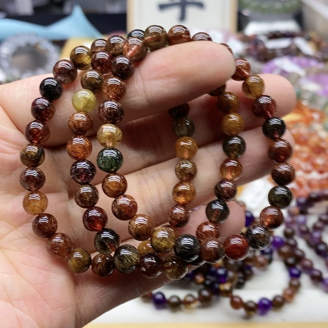 水晶手串未镶嵌多样性发货发一条