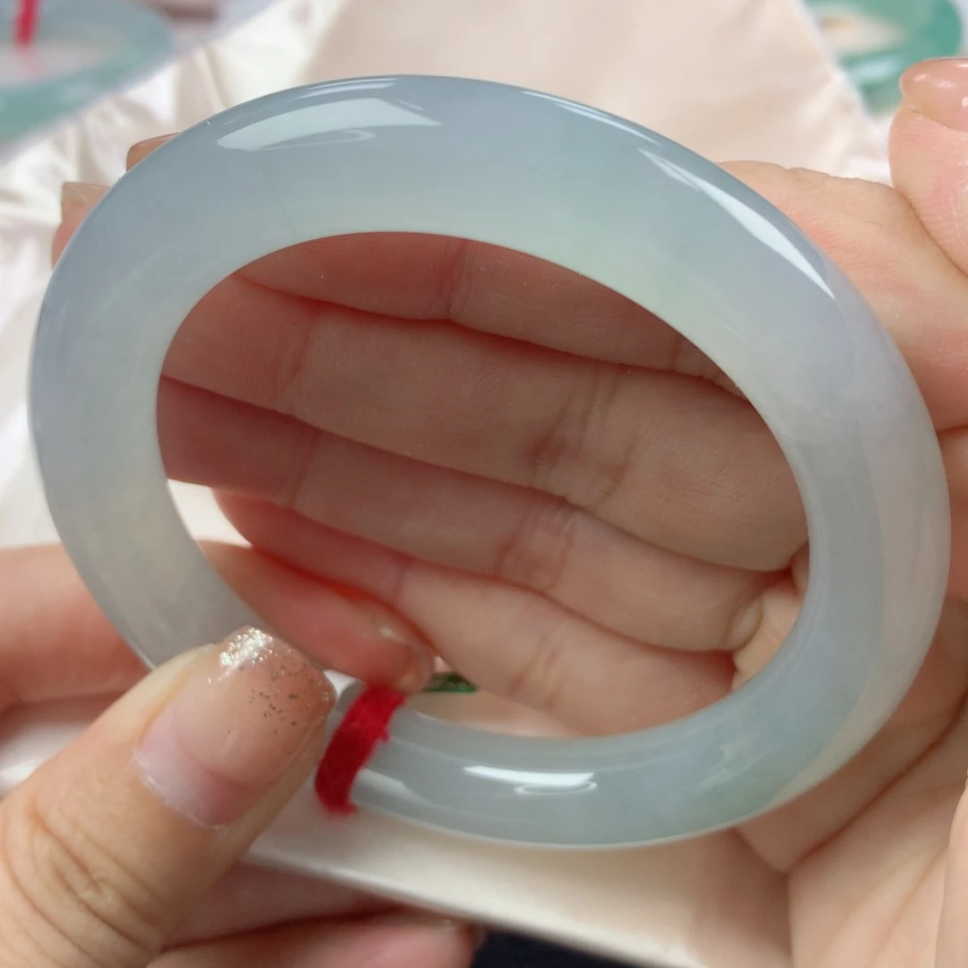 未镶嵌手镯翡翠缅甸天然翡翠56圈