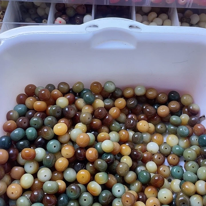 白玉菩提吊坠瑕疵敦煌算盘9/12二百关注➕灯牌宠一百