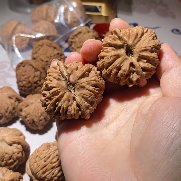 把件文玩核桃无药平谷凹底