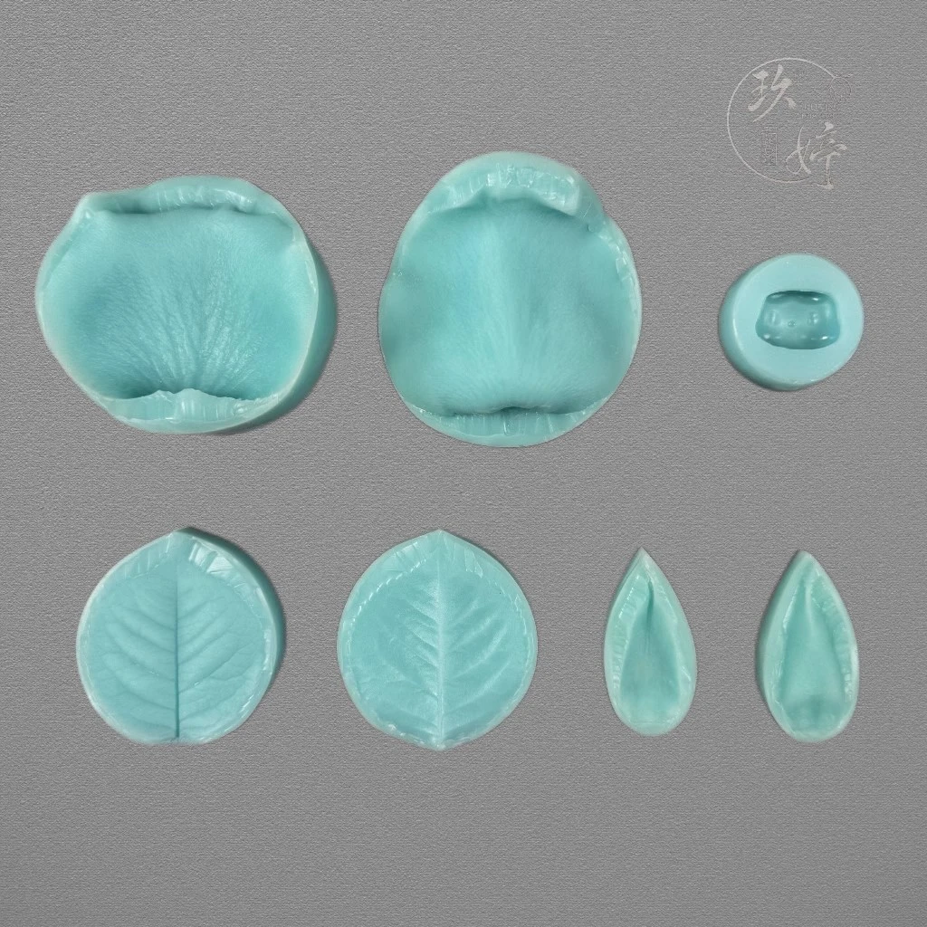 玖婷花意堂“玫瑰饱宝“纹理模具