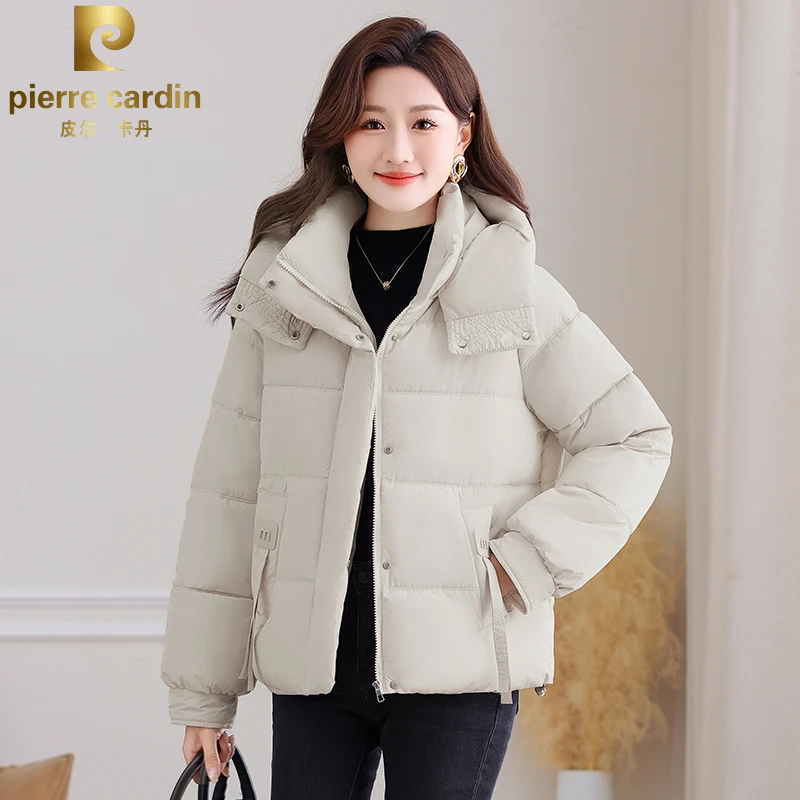 皮尔卡丹保暖短款百搭棉衣女胖MM大码绗缝棉服休闲韩版宽松棉服女