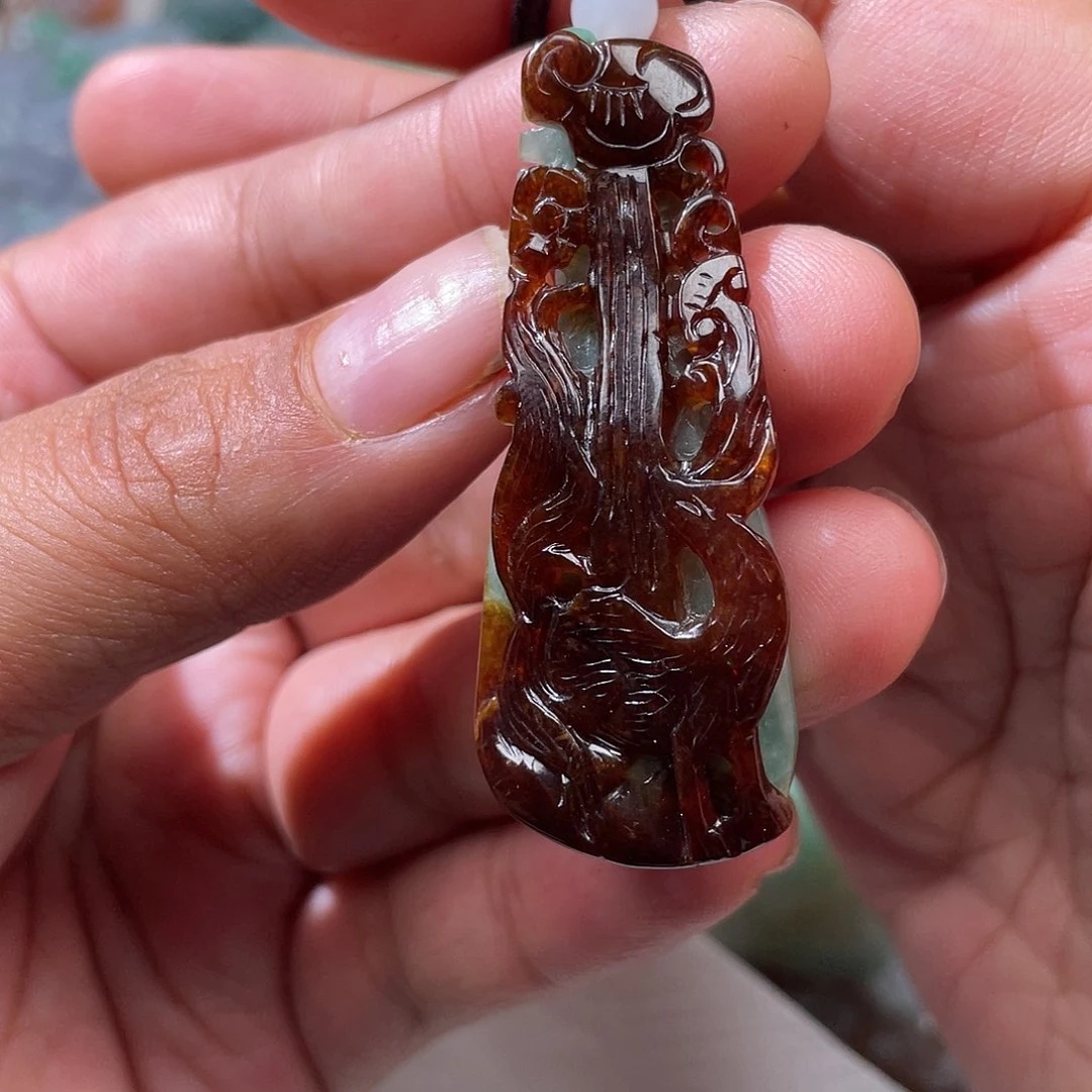 颈饰未镶嵌翡翠翡玉缘翡翠