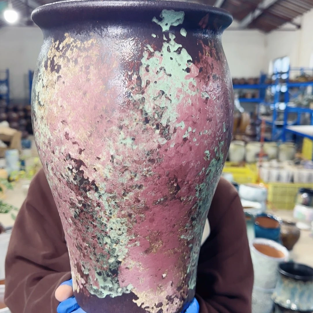 紫砂花盆高30口20