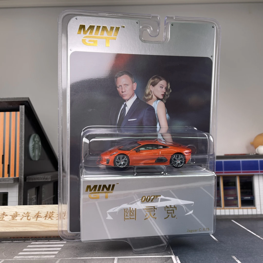 【壹童现货】MINIGT 1:64 捷豹C-X75 903号简体中文 合金汽车模型