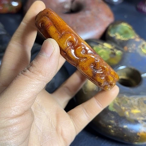 白玉菩提把件一个一个