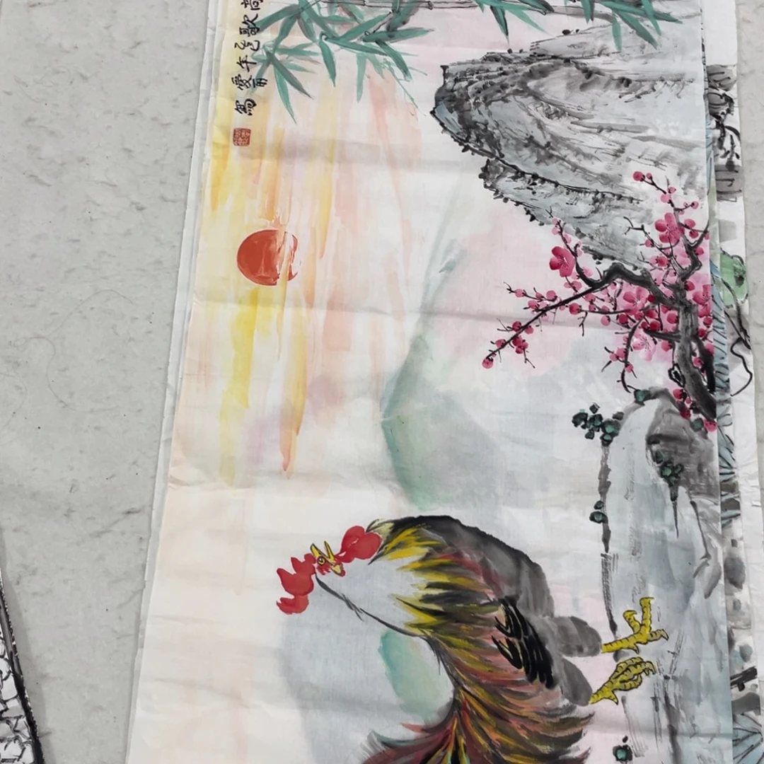 国画周爱丽老师绘画