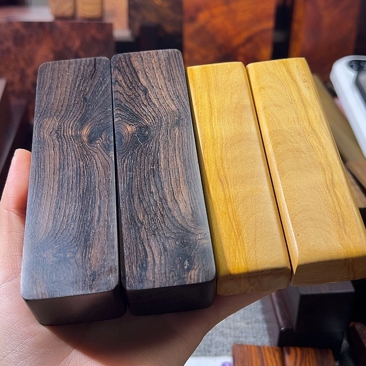 暴****紫光檀奶香黄檀对镇