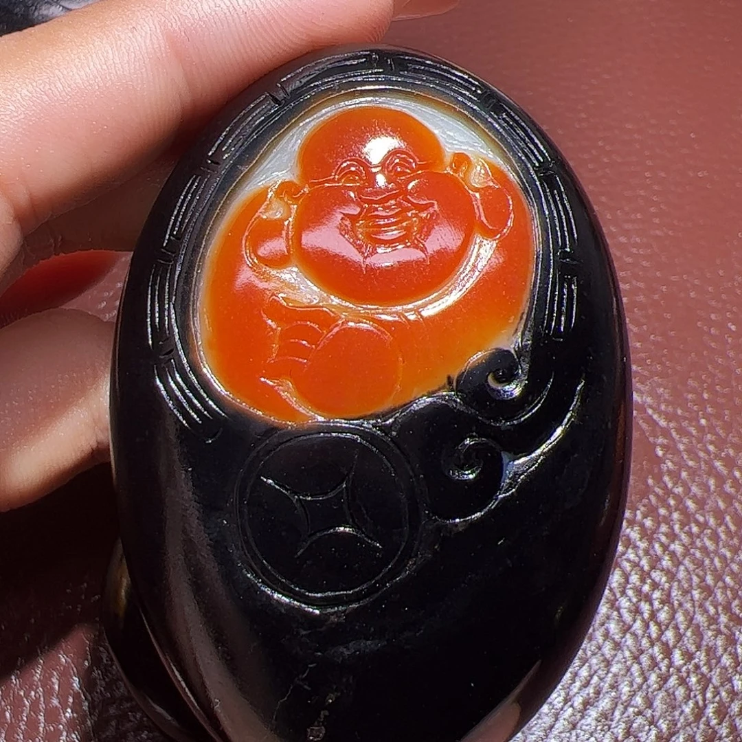 心***神和田玉未镶嵌颈饰