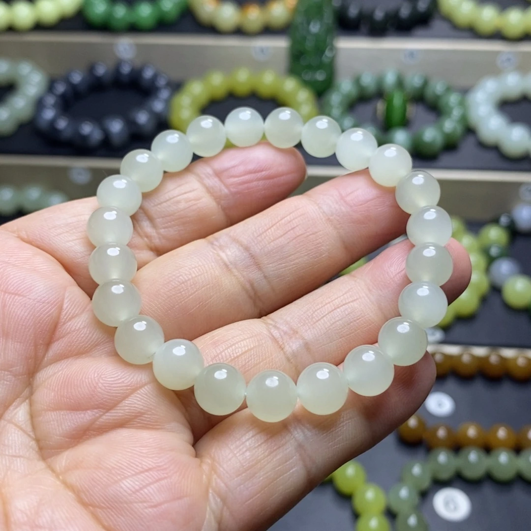 和田玉未镶嵌手串