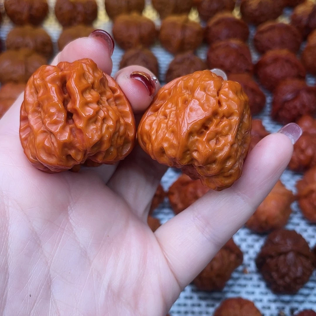 桃核吊坠文玩核桃 手把件 蛤蟆头 36