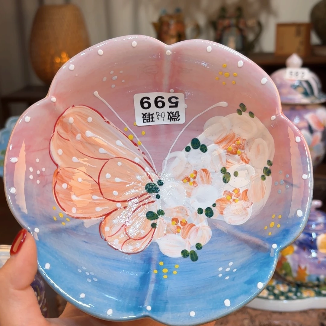 景德镇手绘高温釉下彩陶瓷茶具