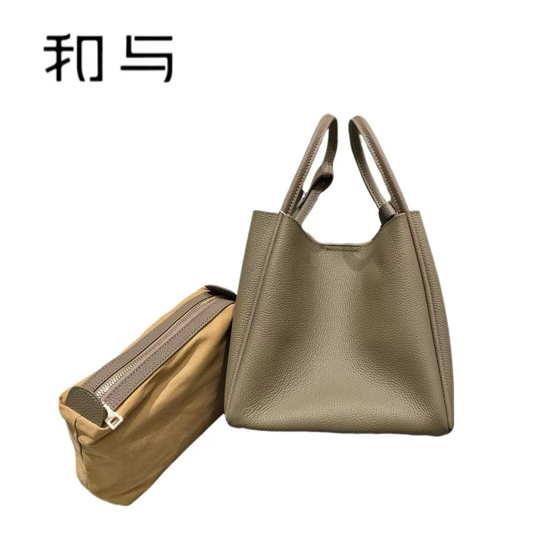 和与｜菜篮子 时尚水桶包小众手提包百搭春季镂空单肩包3980