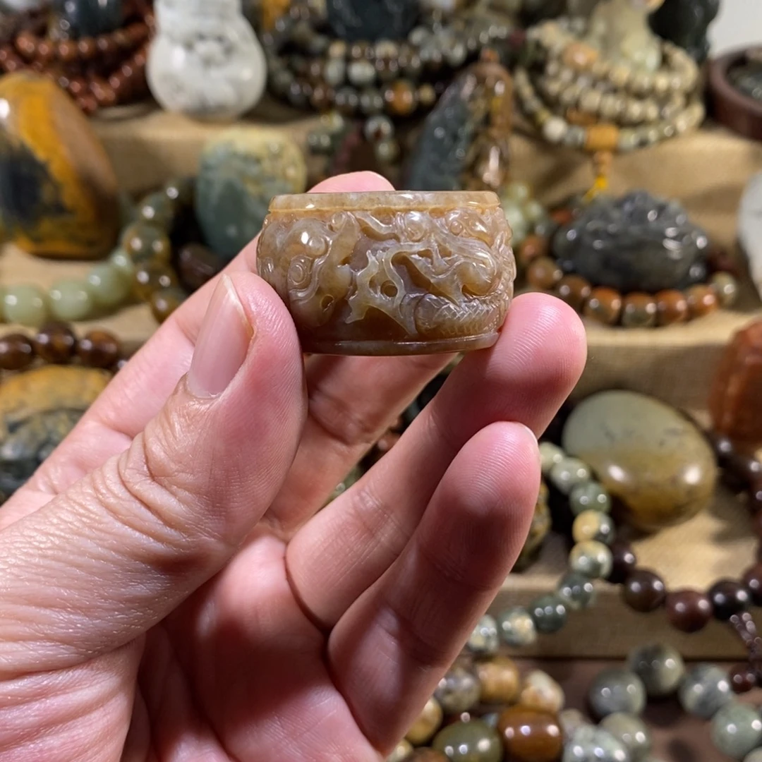 岫岩河磨玉（透闪石质玉）未镶嵌挂件