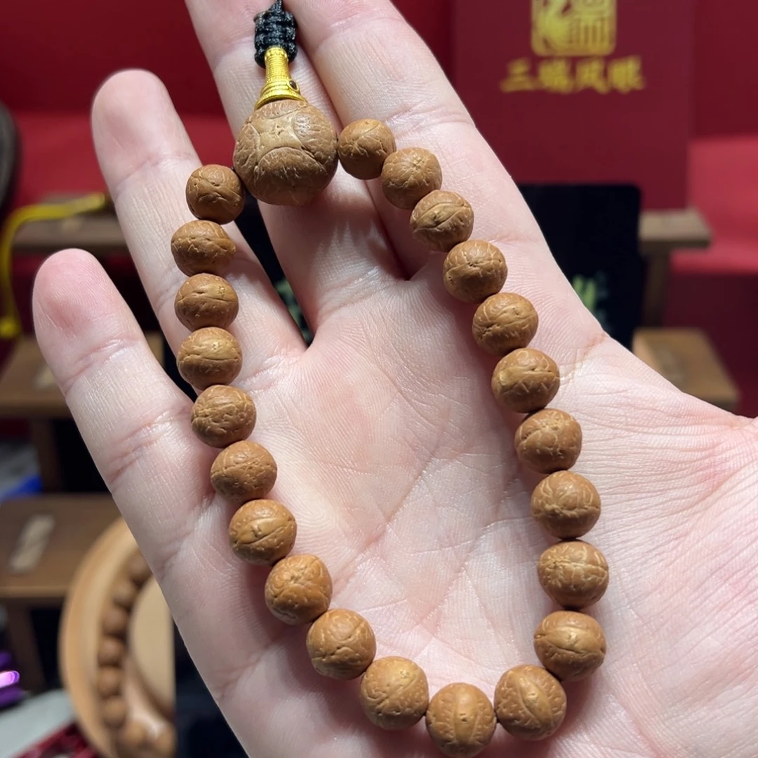 手串凤眼菩提10.5mm尼泊尔凤眼菩提单圈货头
