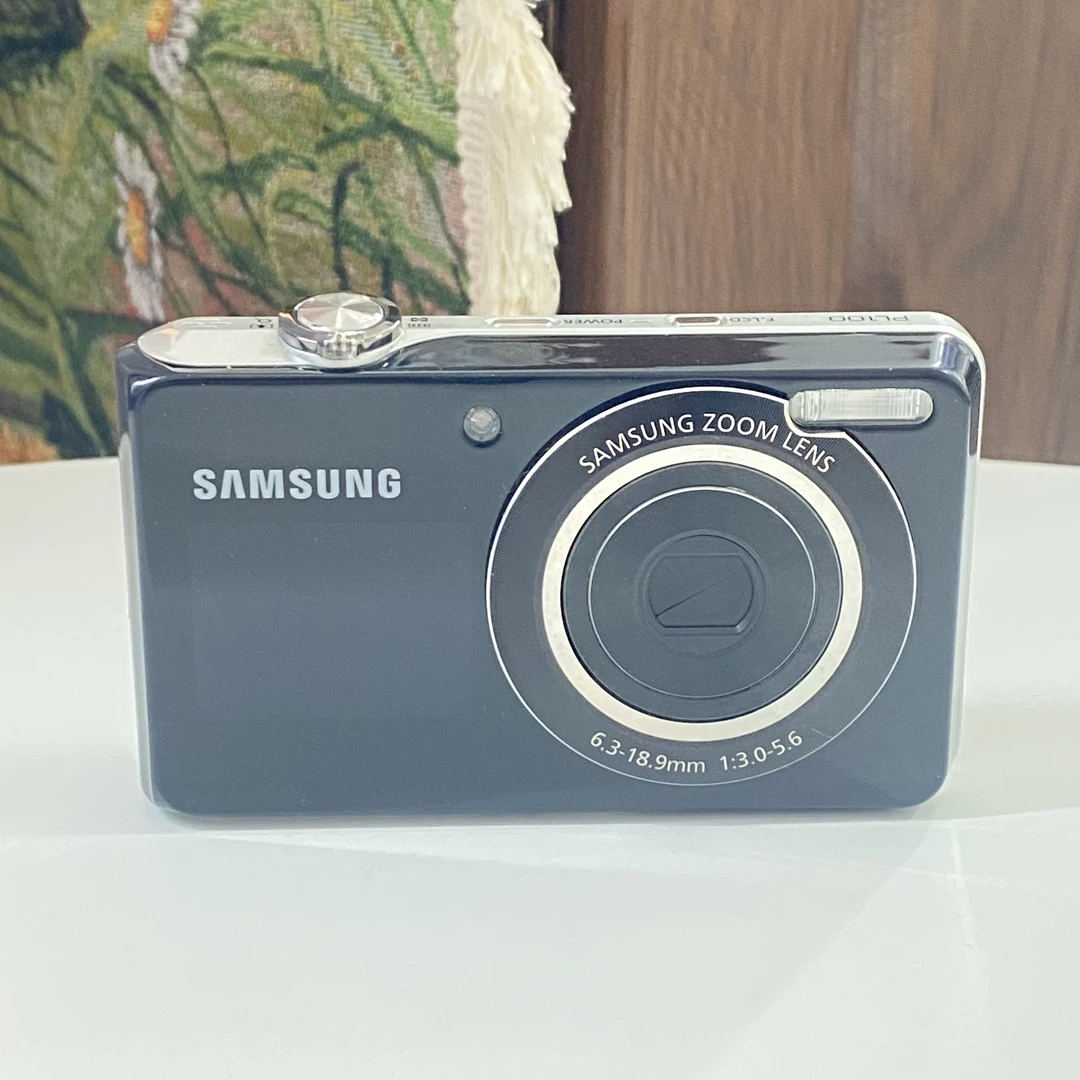 95新 Samsung/三星 pl100黑色 1200w像素5倍光学变焦CCD数码相机