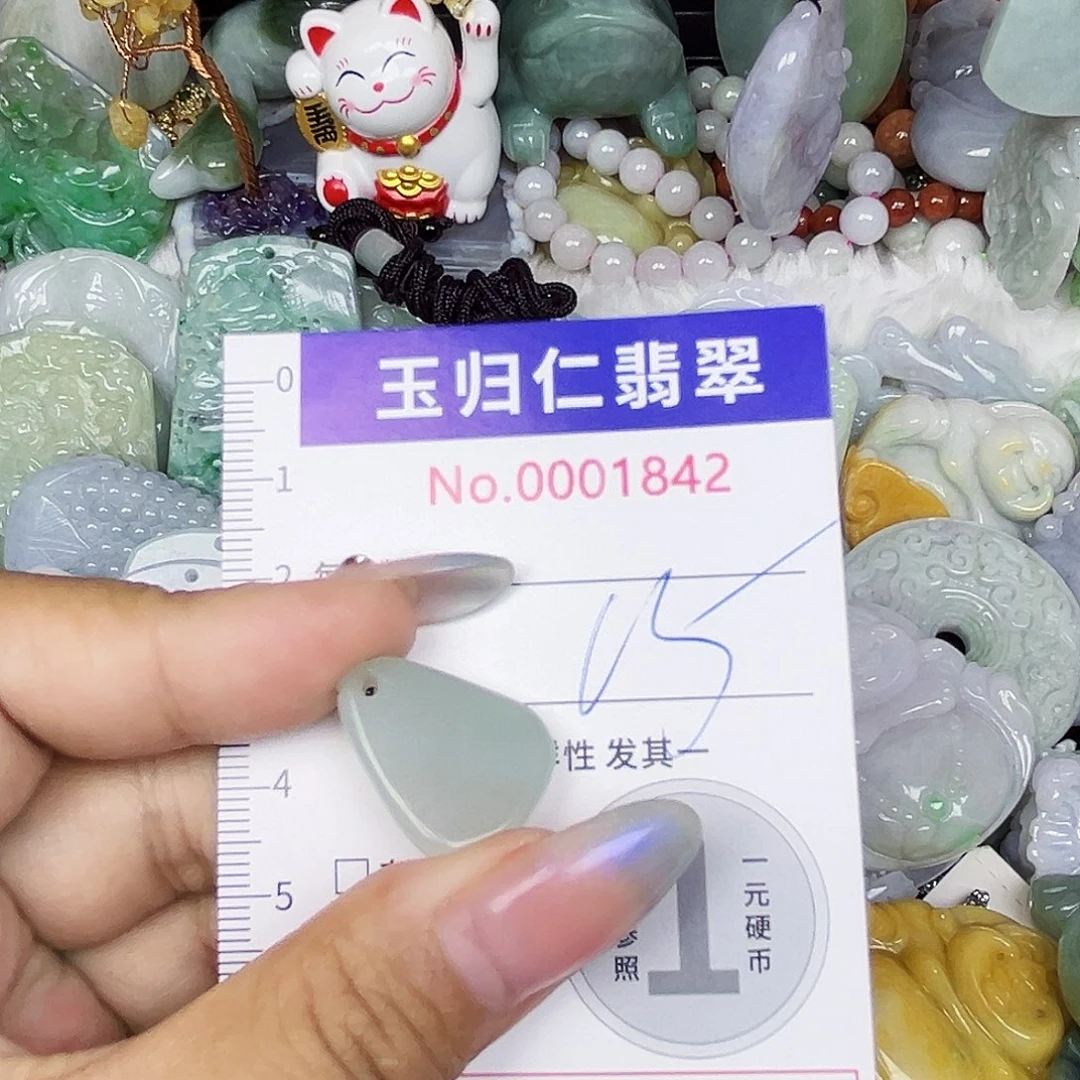 翡翠未镶嵌吊坠(不含链)111