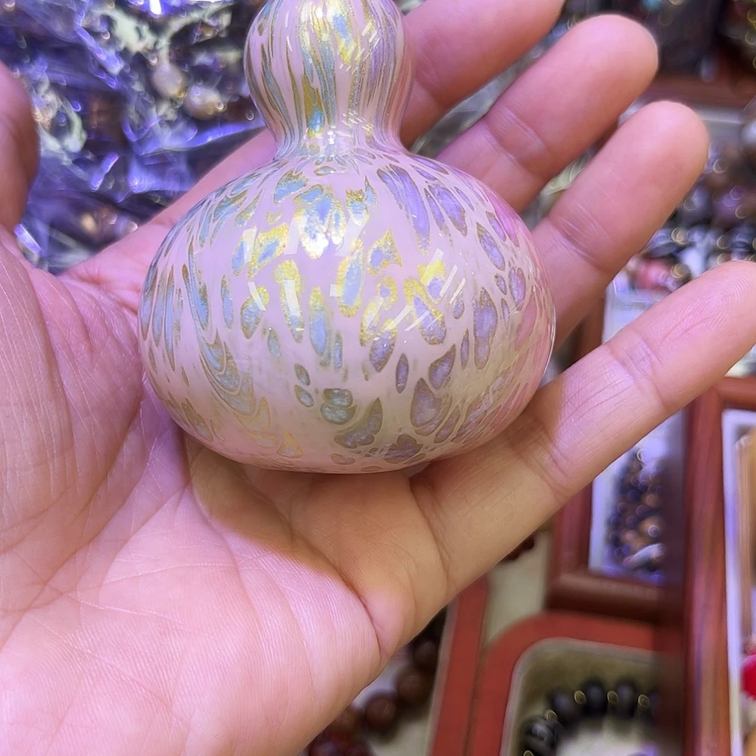 淡水珍珠项链未镶嵌彩葫芦