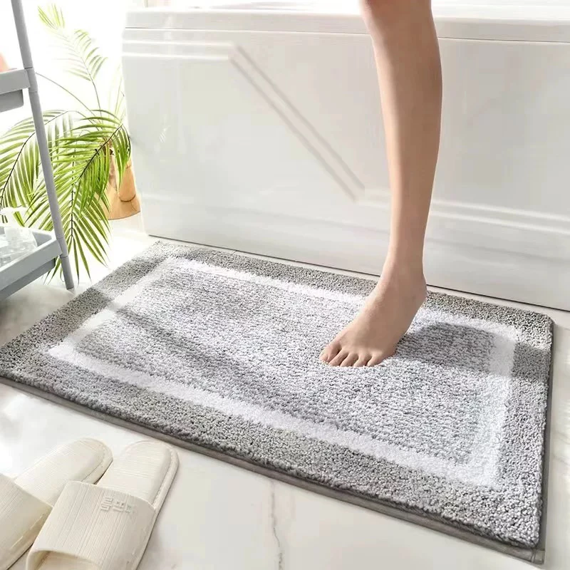 外贸浴室植绒地垫