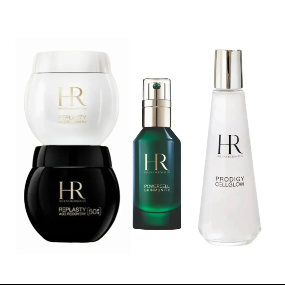 HR黑绷带双11直播间专属活动（黑+白+绿宝瓶+小露珠）四件套