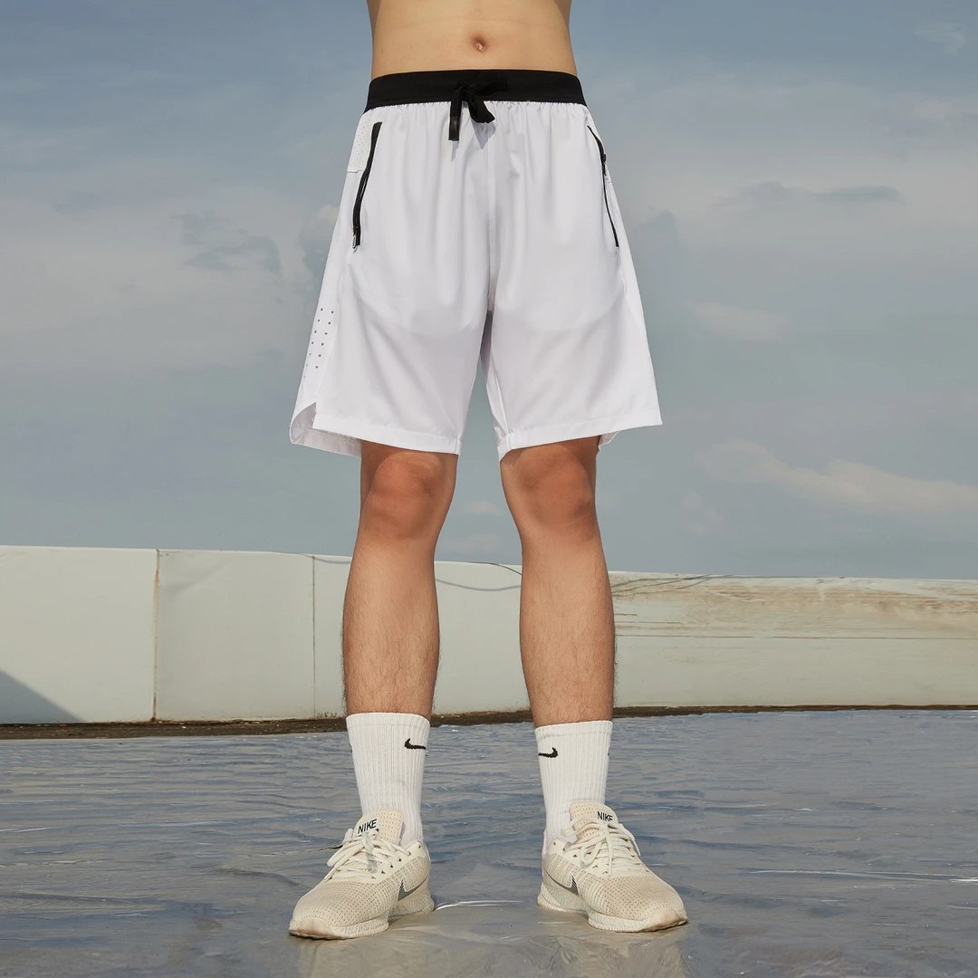 寻路人运动新款男款短裤网球裤速干透气网孔羽毛球五分短裤K01