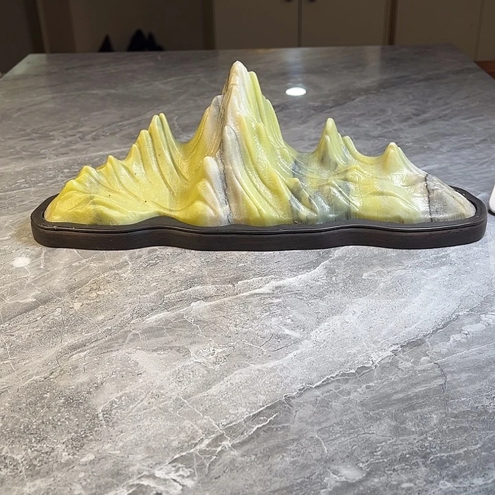 凉****奇石茶宠鱼缸文房摆件