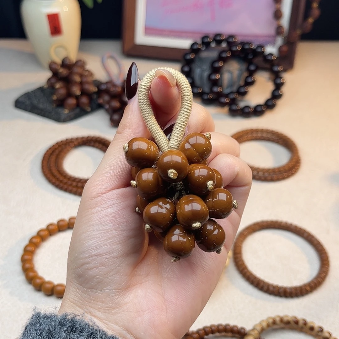 手串紫金鼠玻璃瓷葫芦葡萄串