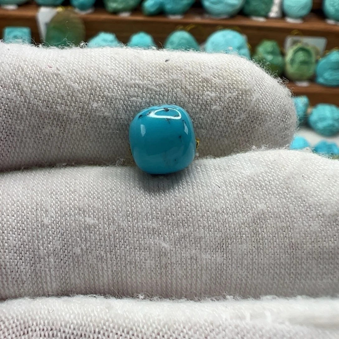 绿松石未镶嵌老型珠 8.6mm