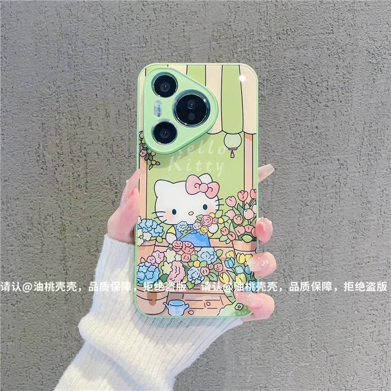 （华为Pura70系列）金属漆玻璃壳适用华为Pura70/Pro/+/ultra手机壳