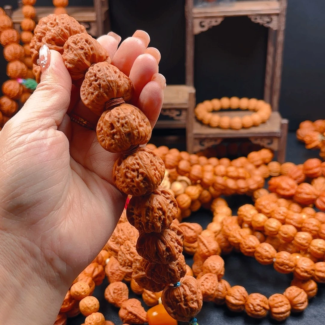 文玩核桃吊坠努**斗核桃手持