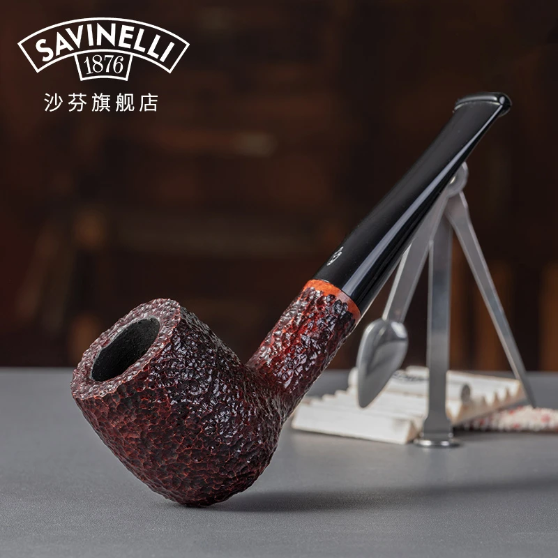 沙芬ONE石楠木烟斗P360烟具106传统手工斗包滤芯通条烟刀配件套装