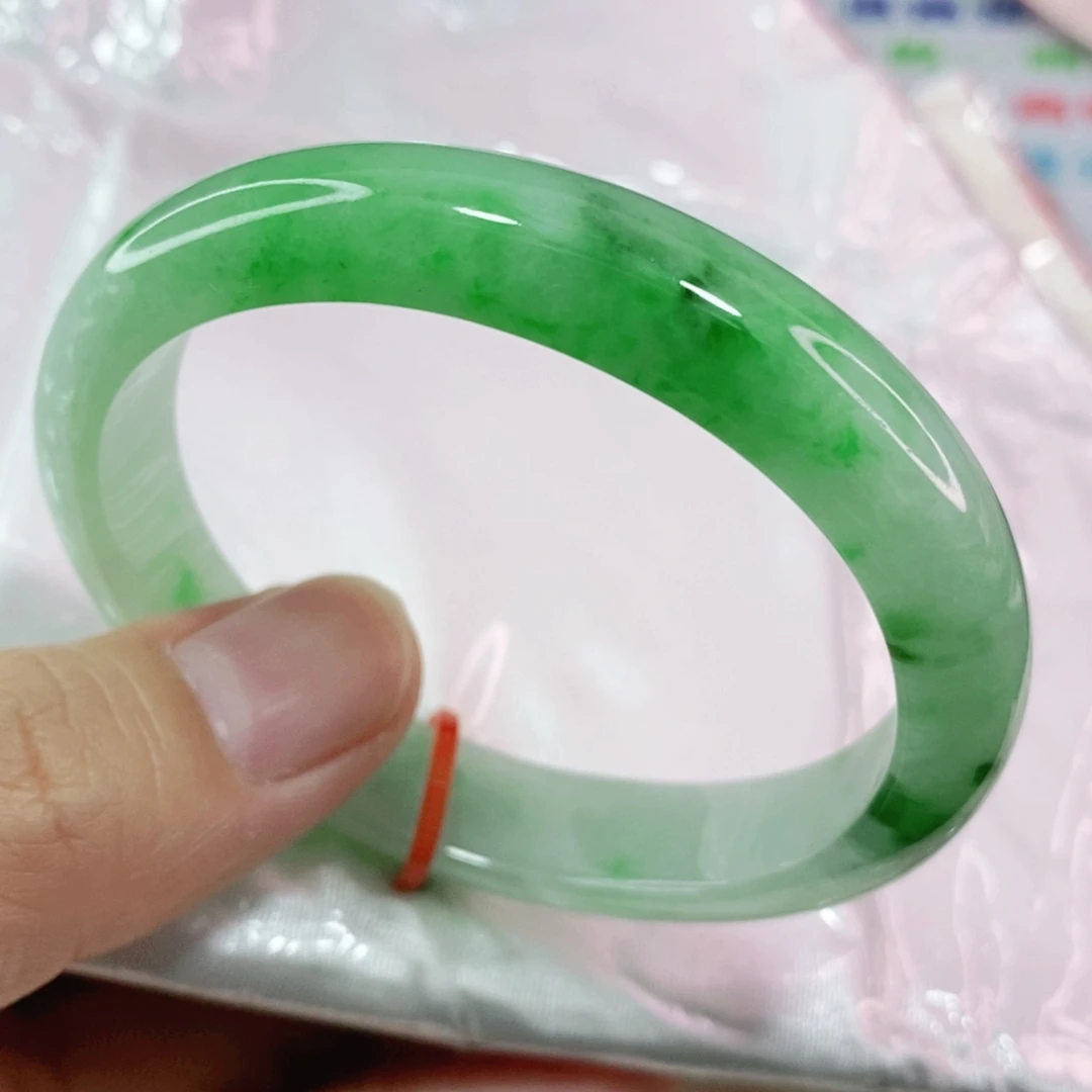 未镶嵌手镯翡翠54圈口贵妃强推