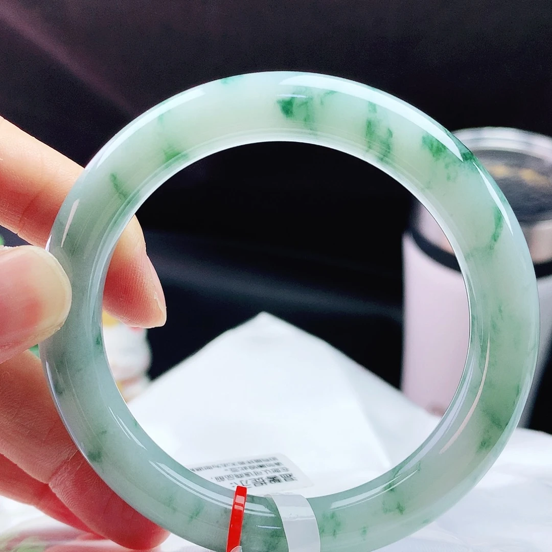 未镶嵌手镯翡翠56圆