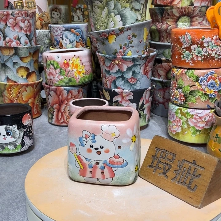 景德镇艺术手绘作品