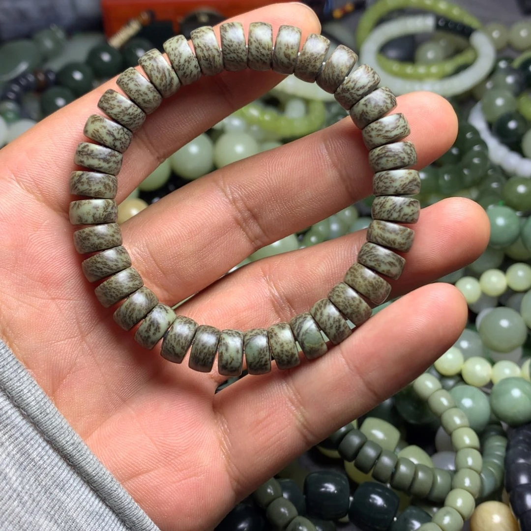 和田玉手链未镶嵌叙*