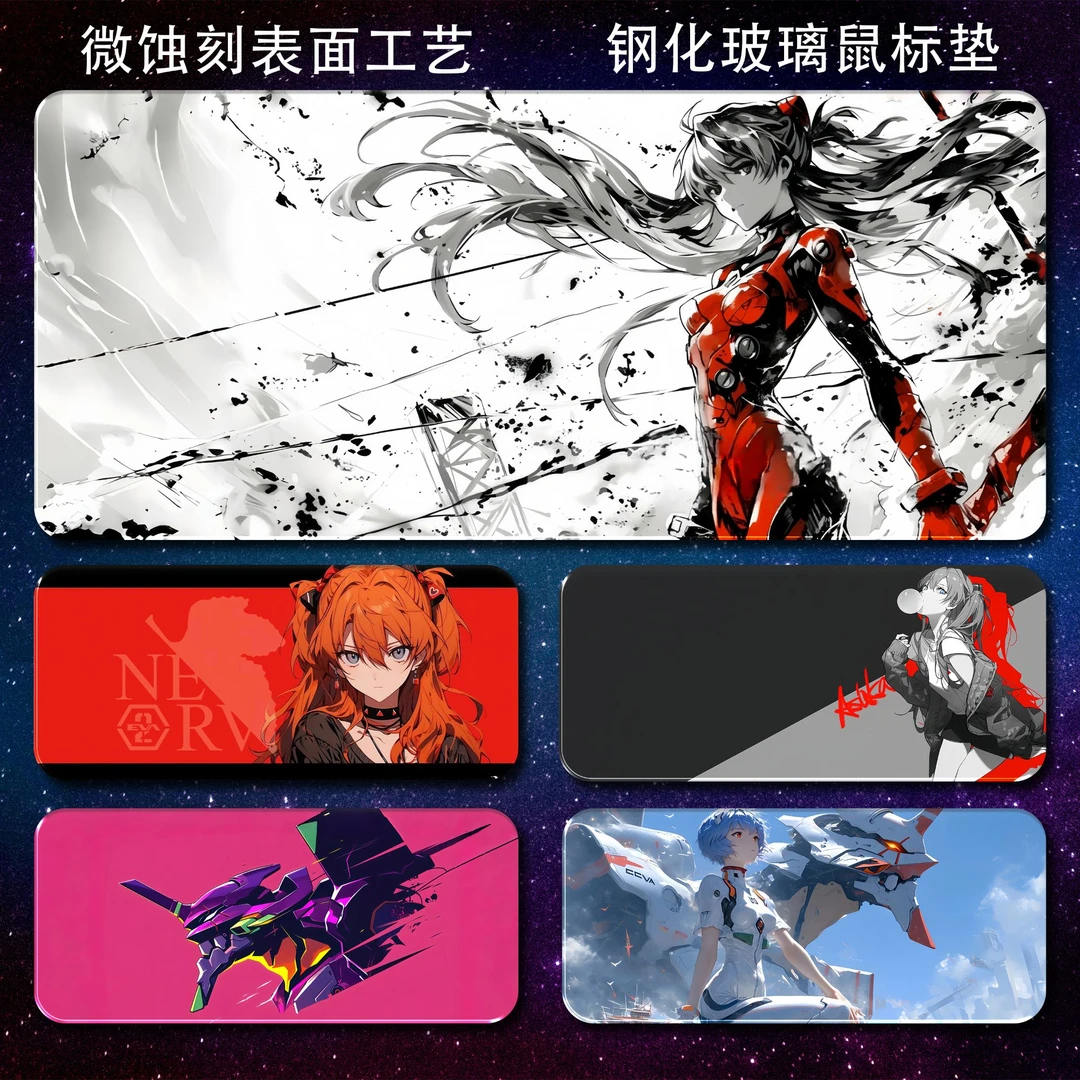【微蚀刻】EVA初号机大尺寸FPS游戏职业电竞PUBG吃鸡顺滑操控鼠标垫