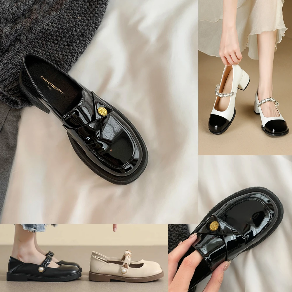 【编码201-400】广州档口2025春夏新款女鞋玛丽珍跟鞋凉鞋撤档32-42