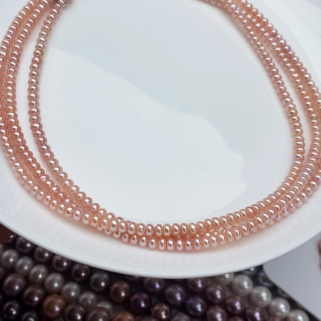 颈饰淡水珍珠银S925镶嵌