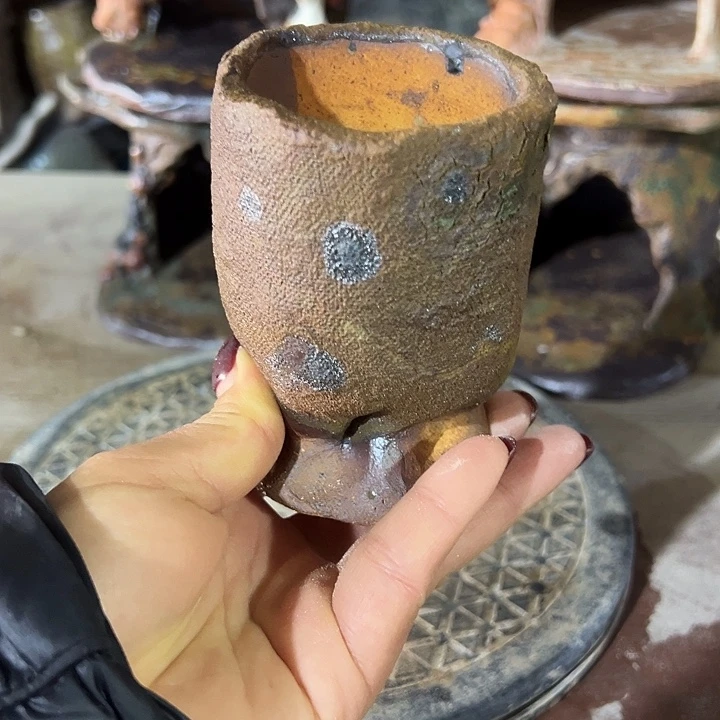 新店福利手工粗陶高温陶器