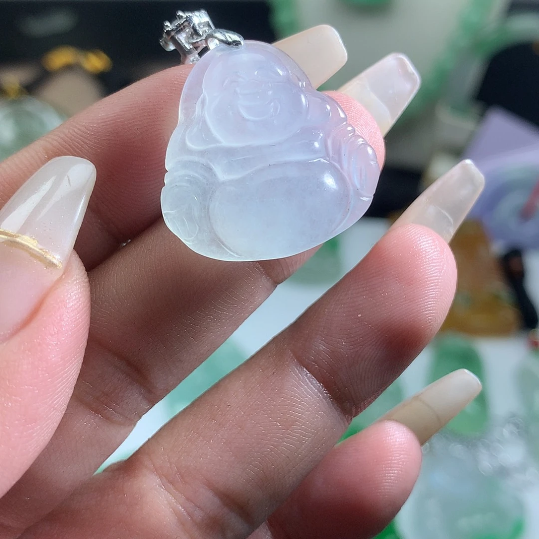 翡翠未镶嵌吊坠(赠链)翡翠
