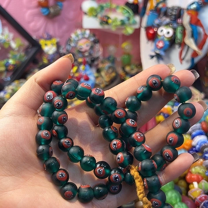 颈饰玻璃尼泊尔琉璃