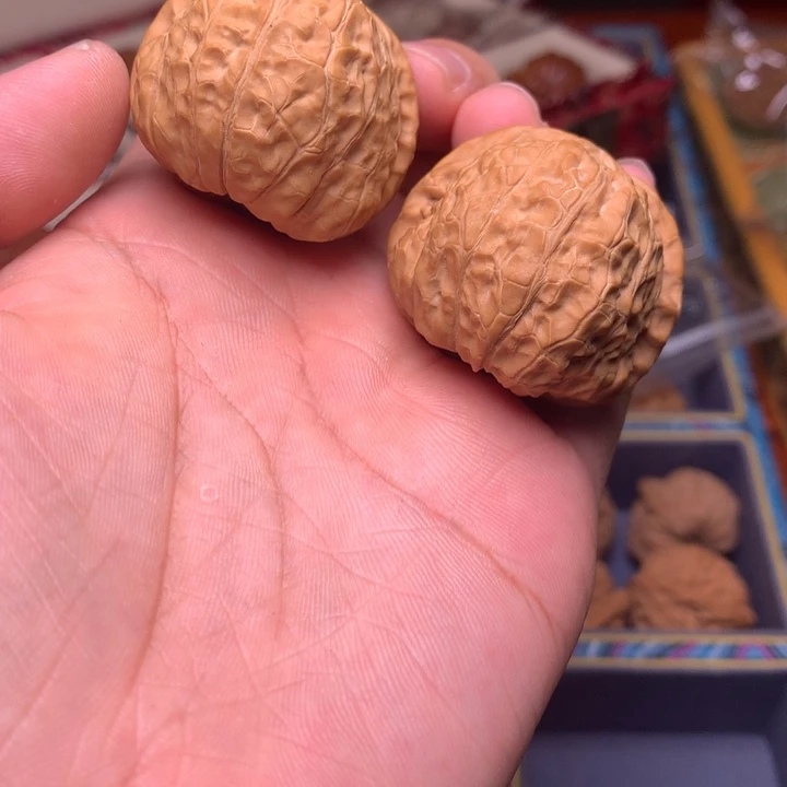 暴***盖文玩核桃吊坠40尺 全品 南瓜