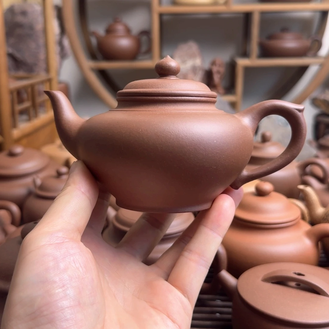 茶壶紫砂笑樱280cc台西嫩底槽清