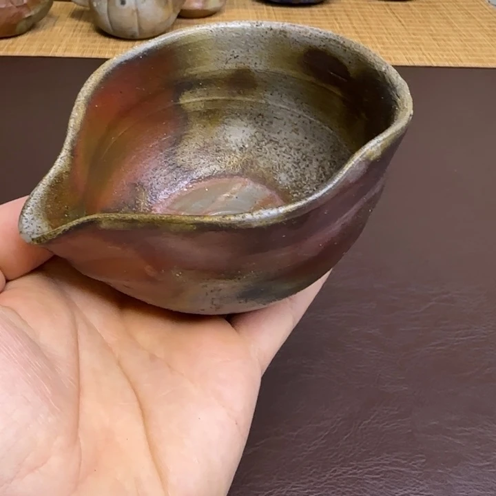 备前烧 三好满 公道杯