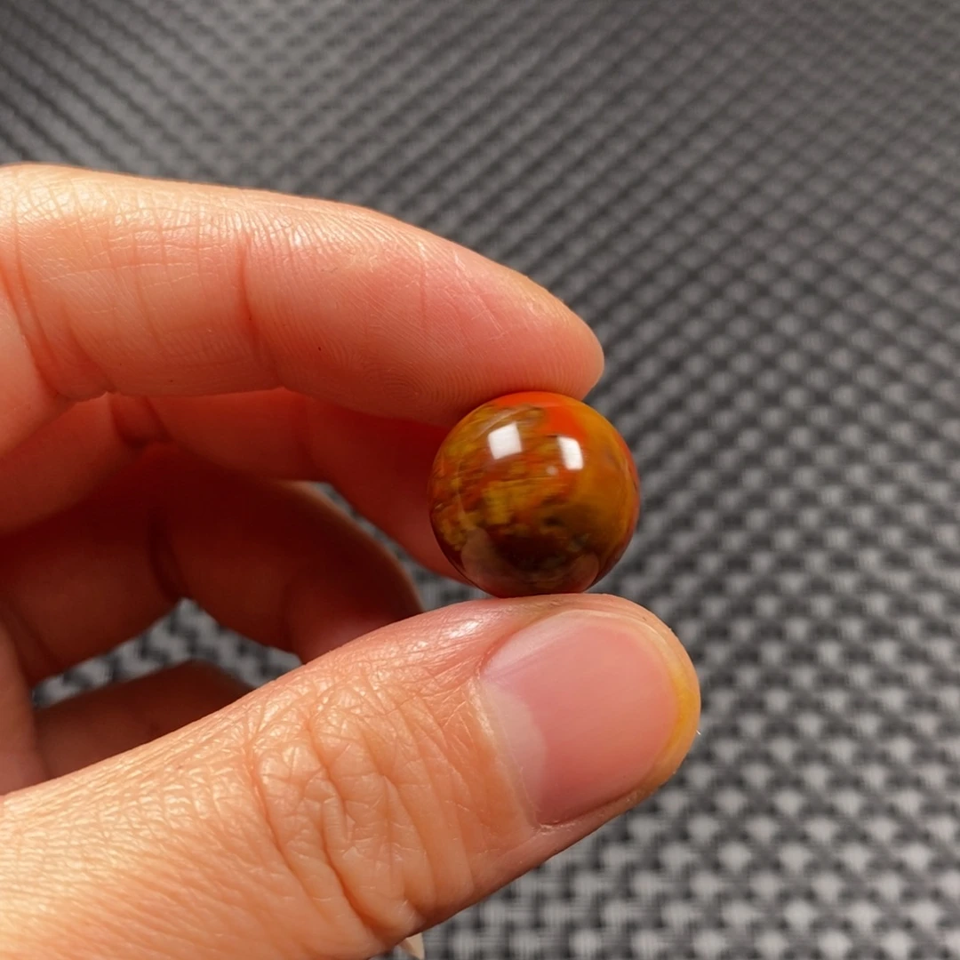 玛瑙/玉髓圆珠未镶嵌精****师战国红圆珠