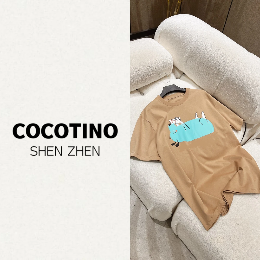 【猪GG】男女同款纯棉宽松舒适百搭短袖T恤24T018