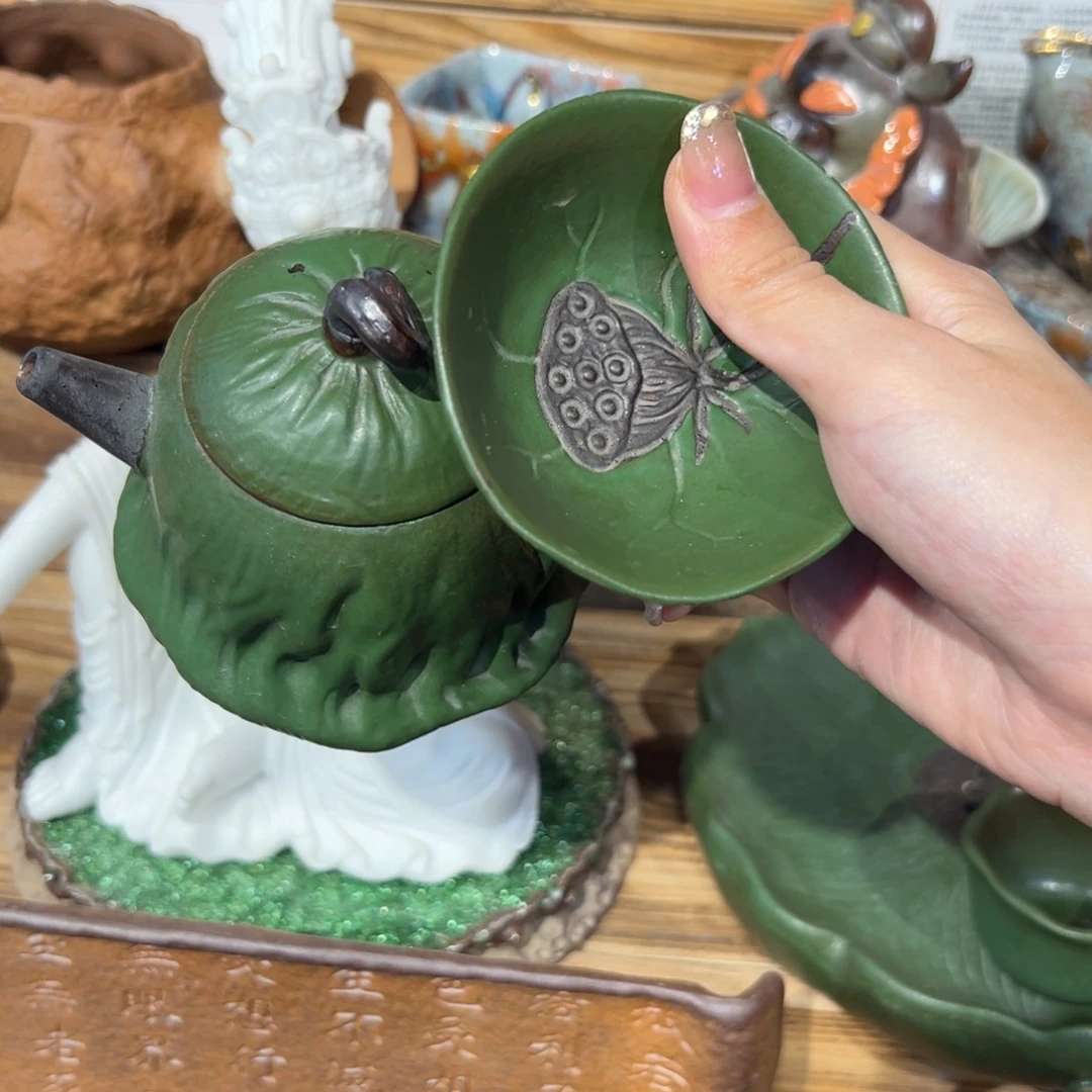 裸烧老岩泥原矿茶具