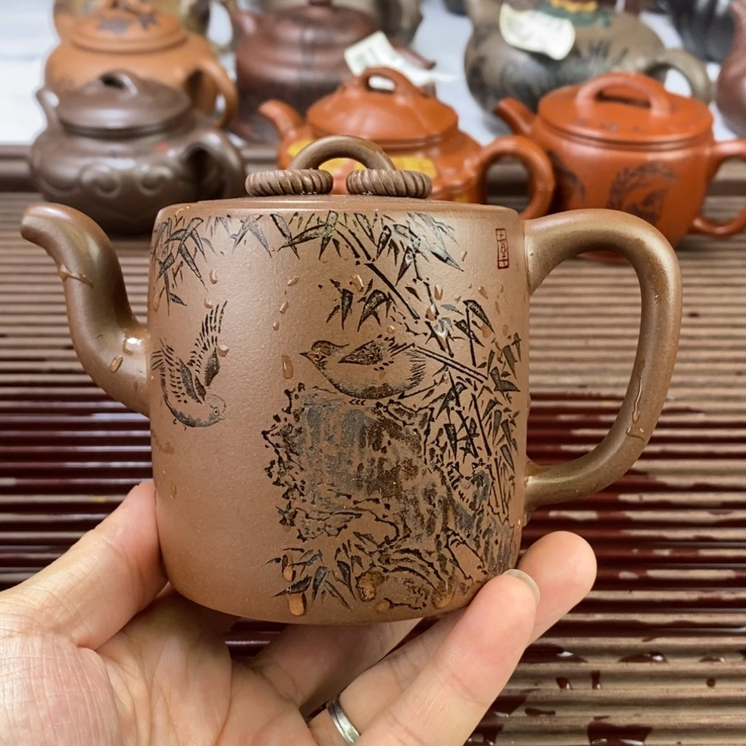 茶壶紫泥白7 双圈