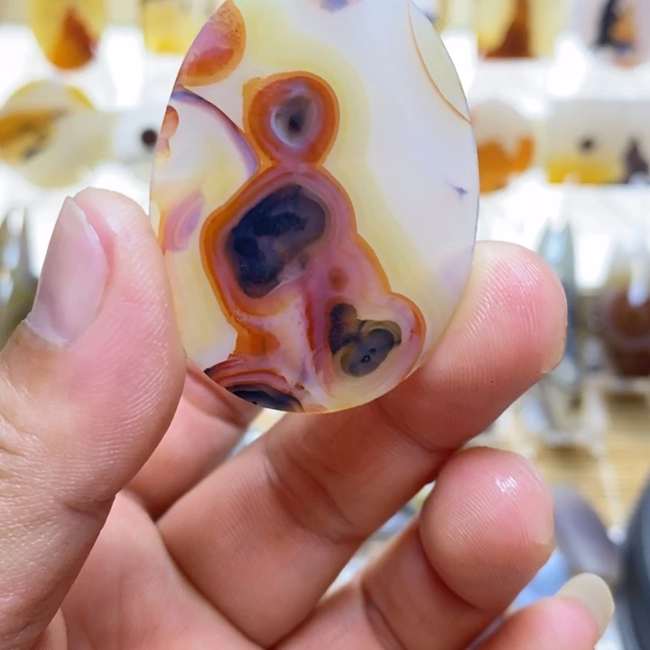 玛瑙/玉髓吊坠(不含链)未镶嵌